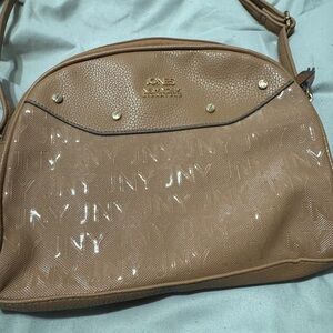 Jones New York Tan Shoulder Bag
